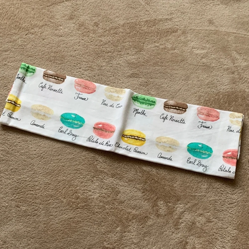 Sur La Table Macaron Pattern Tea Towel